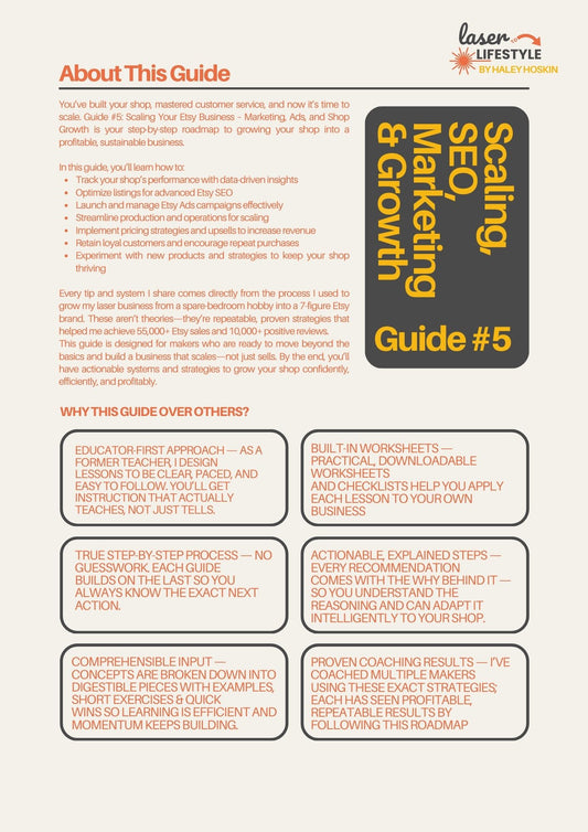 Guide #5: Scaling, SEO, Marketing & Growth