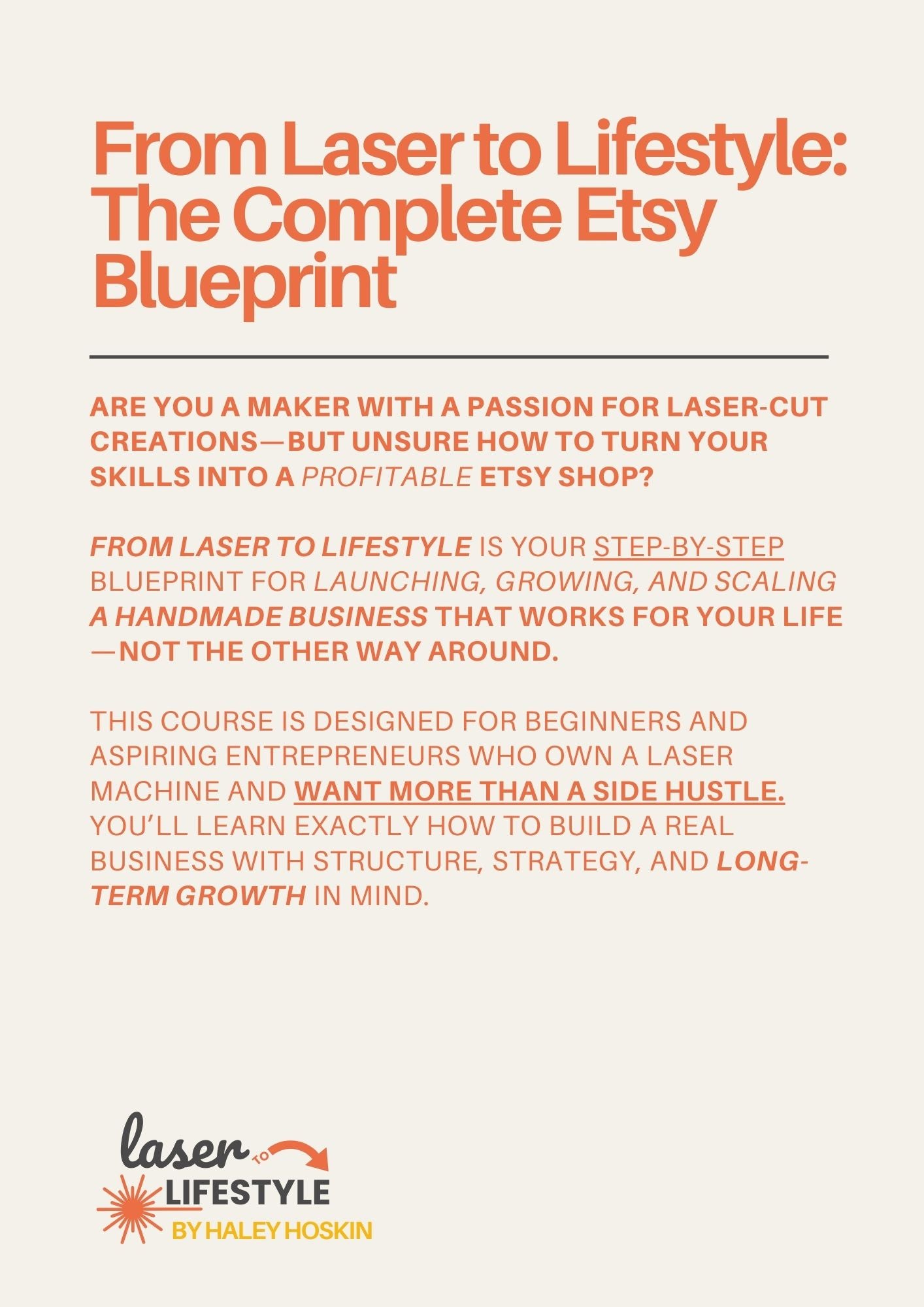 Laser to Lifestyle- The Complete Course