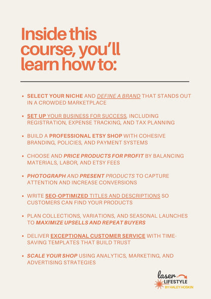Laser to Lifestyle- The Complete Course