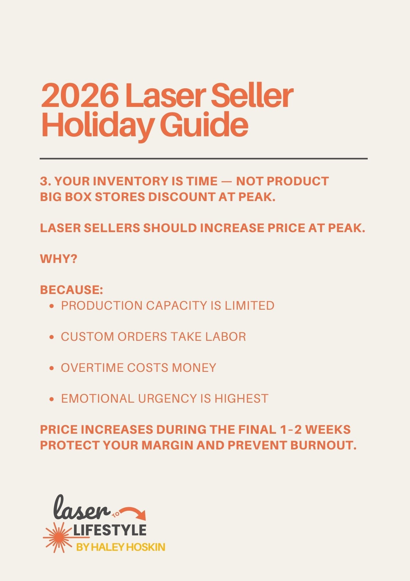 2026 Laser Seller Holiday Guide