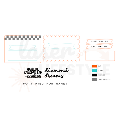 Back To School Sign Bundle | Digital Laser File