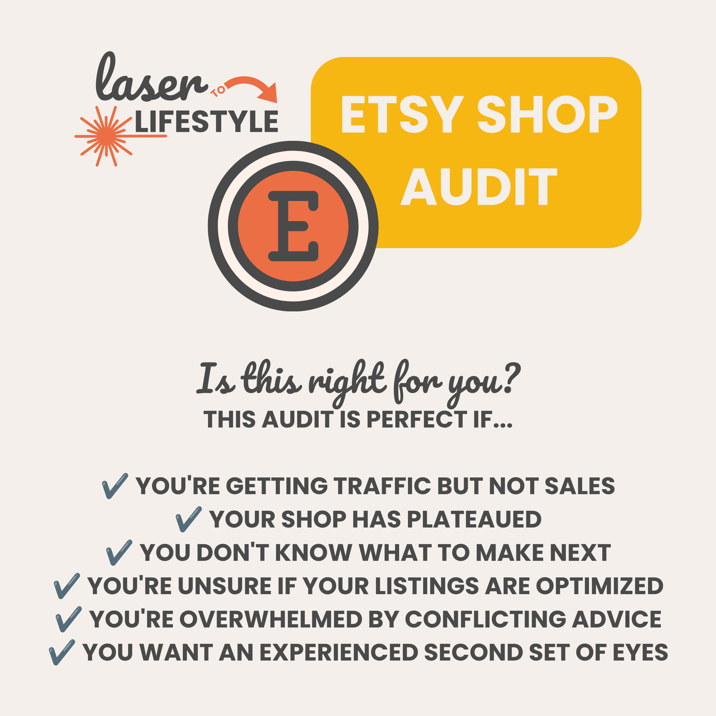Etsy Shop Audit