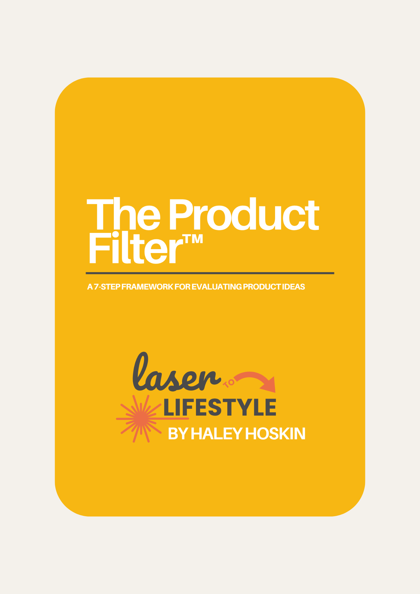 The Product Filter™