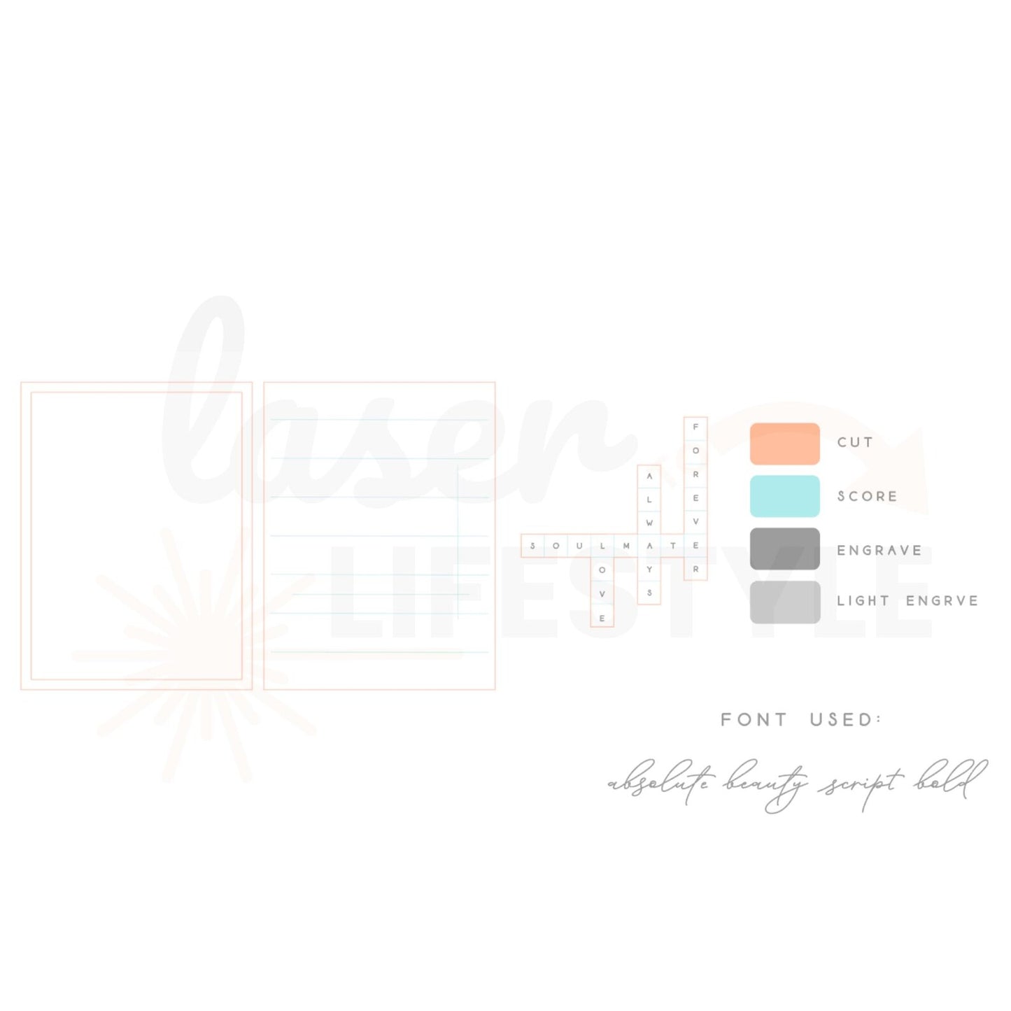 Customizable Crossword Couples Valentines Day Sign | Digital Laser File