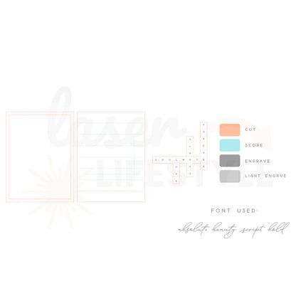 Customizable Crossword Couples Valentines Day Sign | Digital Laser File