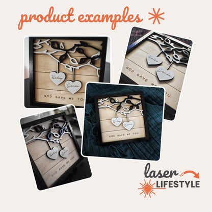 Valentine's Day Laser File Bundle | Digital Laser File