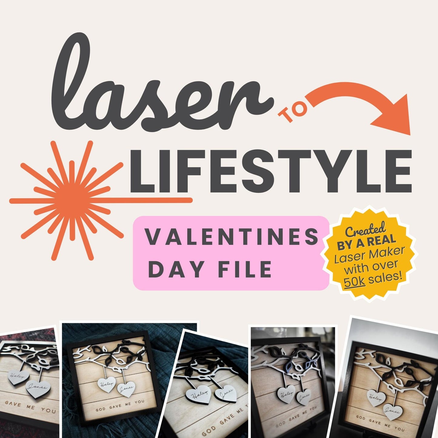 God Gave Me You Valentines Day |Digital Laser File