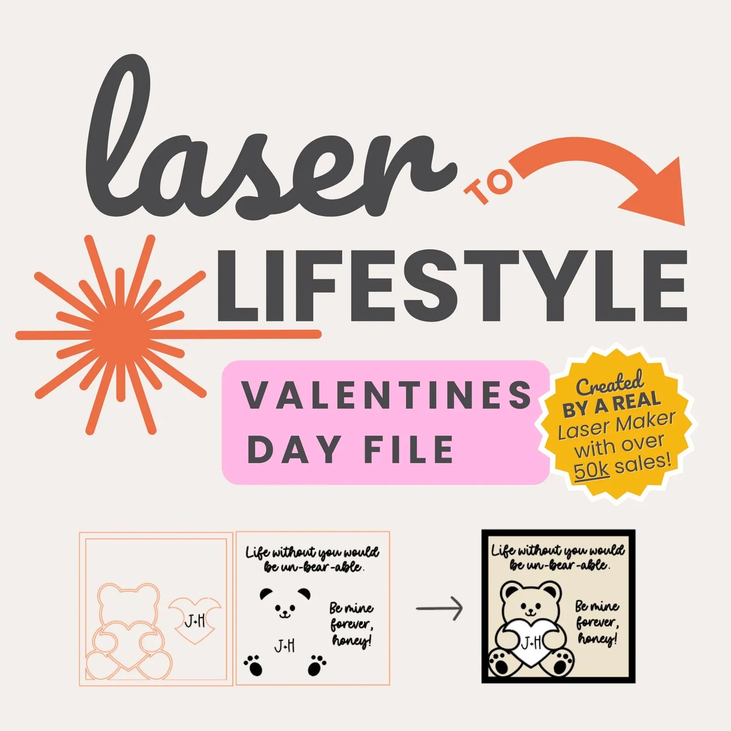 Customizable Couples Be Mine Sign | Digital Laser File