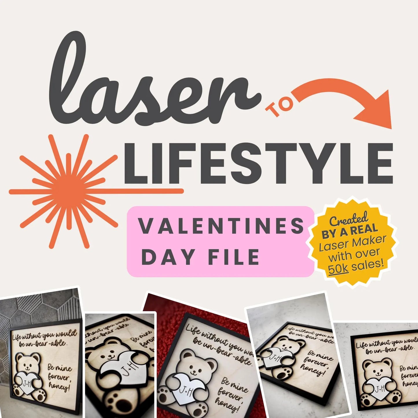 Customizable Couples Be Mine Sign | Digital Laser File